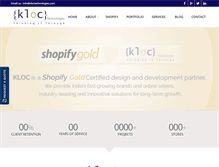 Tablet Screenshot of kloctechnologies.com